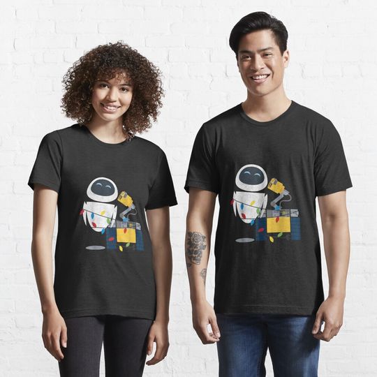 Disney Pixar Wall-E Eve Christmas Light Wrap T-Shirt