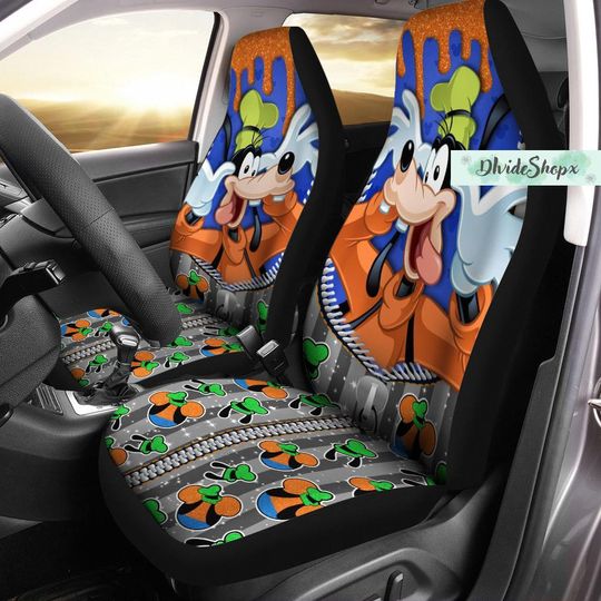 Christmas Goofy Seat Covers, Disney Goofy Car Seat Covers, Goofy Auto Seat Covers
