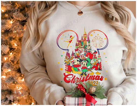 Vintage Disneyland Christmas 2023 Shirt