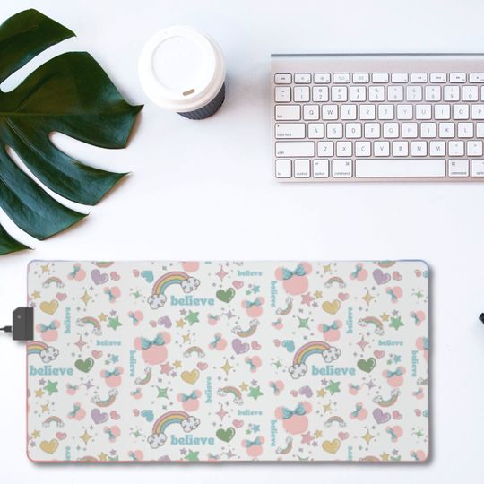 Believe Disney LED RGB Mousepad