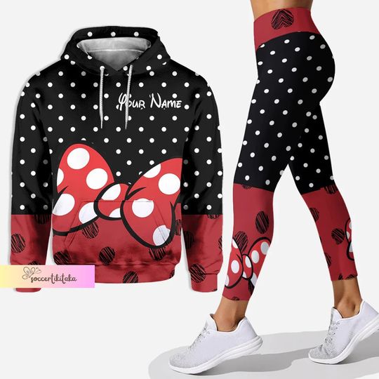 Mouse Ears Hoodie, Personalized Minnie Mouse Hoodie, Disney Mouse Hoodie