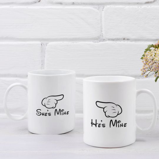 Disney Gift Mugs, Valentines Day Gift Mug, Couple Mugs, Personalised Mugs, Custom Gift Mugs