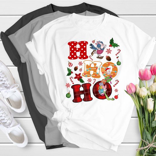 HoHoHo Disney Winnie The Pooh Shirt, Disney Animal kingdom Christmas Shirt