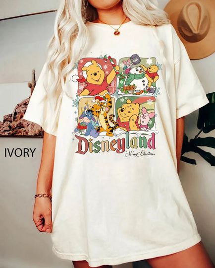 Winnie The Pooh Christmas Shirt, Disneyland Christmas Shirt, Disney Christmas Shirt