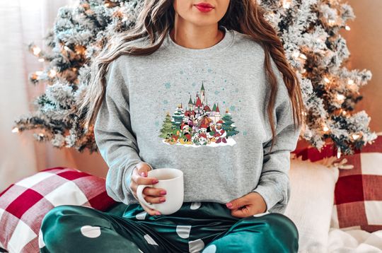 Discover Disney Friends Christmas Sweatshirt, Mickey Minnie Christmas Shirt
