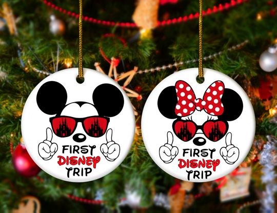 Mickeys Minnie 2023 Ornament,First Disney Trip,First Christmas Ornament