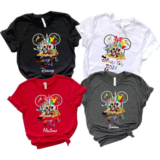 Disneyland Shirts For Family 2024, Matching Disney Family Shirts Vacation