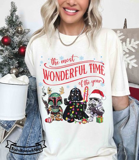 The Most Wonderful Time Of The Year  Darth Vader Christmas, Disney Christmas