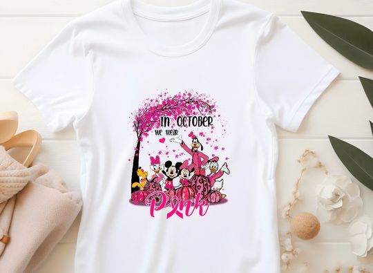 Disney 2023 Breast Cancer Survivor, October Breast Cancer Month Shirt