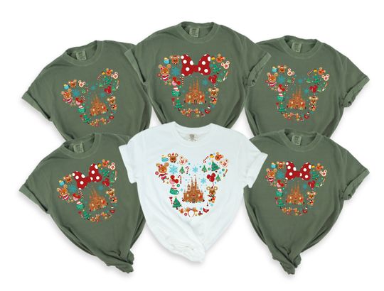 Discover Disney Gingerbread Shirts, Mickey Christmas Sweatshirt, Minnie Christmas Shirt, Christmas Squad