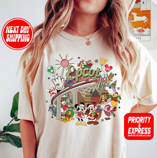 Discover Vintage Epcot 1982 Shirt and Sweatshirt, Disney Epcot Shirt, Mickey And Friends