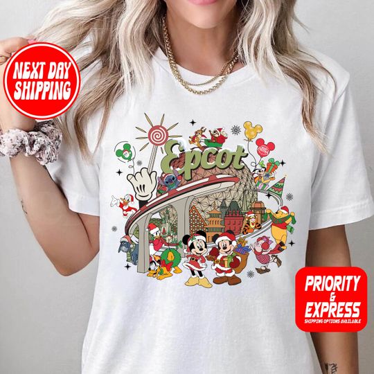 Vintage Epcot 1982 Shirt and Sweatshirt, Disney Epcot Shirt, Mickey And Friends