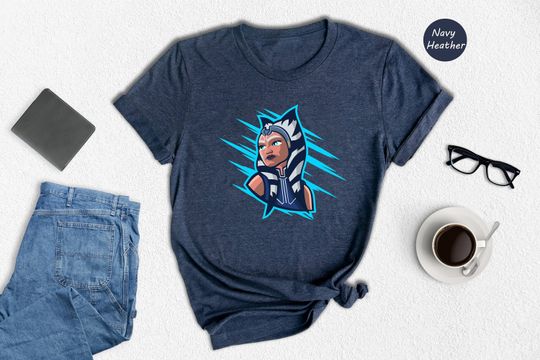 Ahsoka Tano T-shirt, Mandalorian Shirt, Ahsoka Tano, Disney Star Wars Tee, Disney Shirts