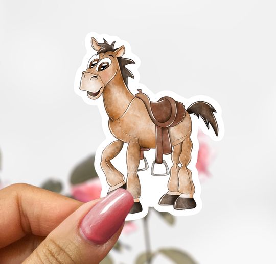 Disney Bullseye Toy Story Sticker, Horse Decal, Toy Story Decal