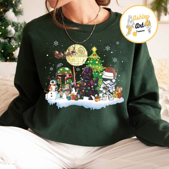 Discover Disney Star Wars Merry Christmas Sweatshirt
