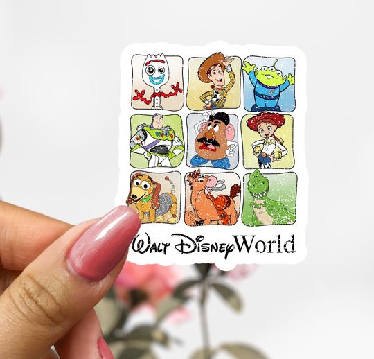 Disney Toy Story Sticker, Woody & Buzz Lightyear Sticker, Toy Story Decal