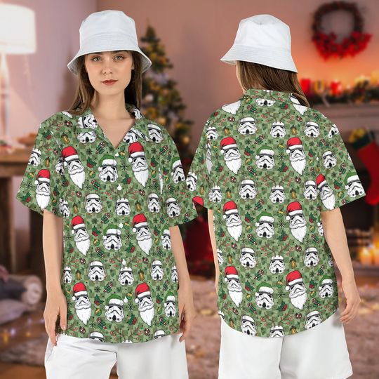 Disney Star Wars Stormtrooper Christmas Hawaiian Shirt