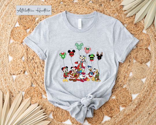 Discover Disney Christmas Balloon Shirt, Mickey & Friends Christmas Shirt, Disney Shirt