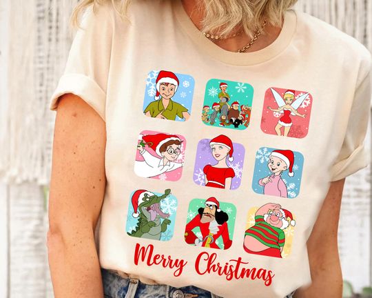 Discover Disney Peter Pan Merry Christmas Shirt