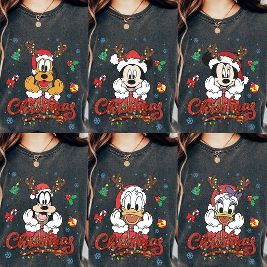 Disney Family Christmas Shirt, Family Christmas Matching shirt, Custom Disneyland Christmas