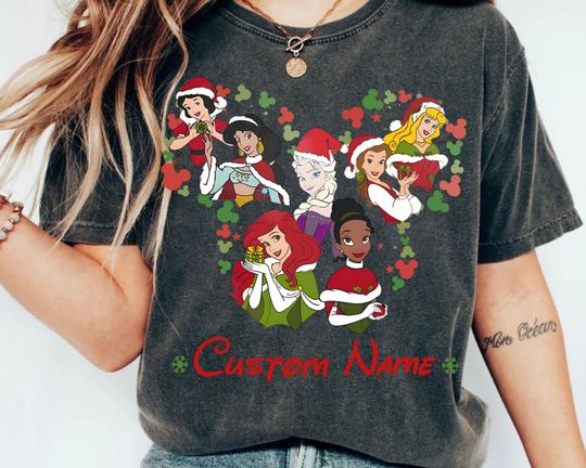 Custom Vintage Disney Princess Christmas | Retro Princess Christmas