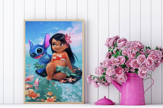 Disney Lilo and Stitch Movie Poster, Disney Movie Poster