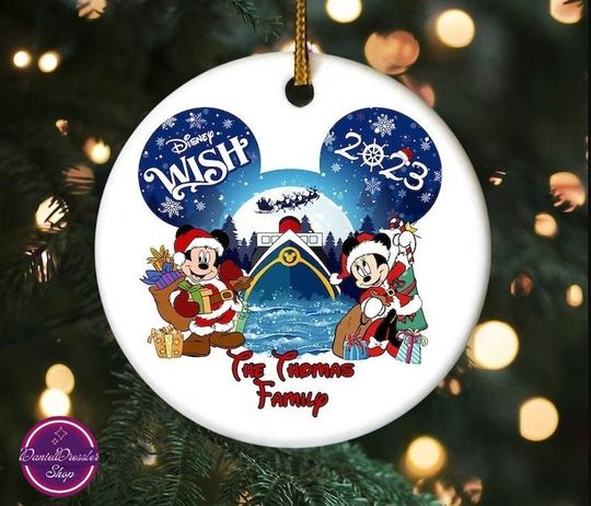 Personalized Cruise Ornament, Disney Cruise Ornament, Family Cruise Trip 2023