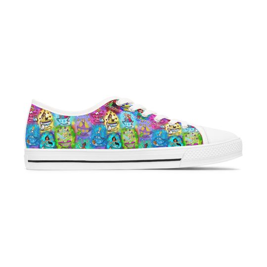 Disney Princess Tea Cups Women's Low Top Sneakers
