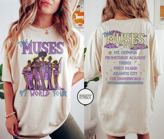 Disney Hercules The Muses 97 World Tour Shirt