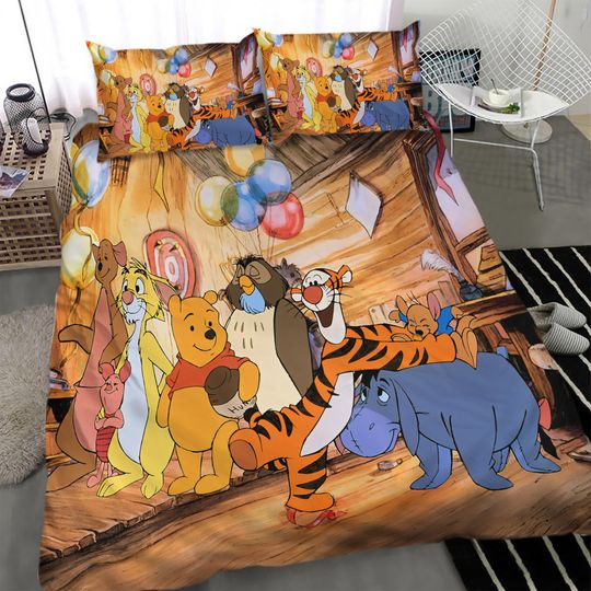 3D Printed Disney Winnie the Pooh Bedding Set