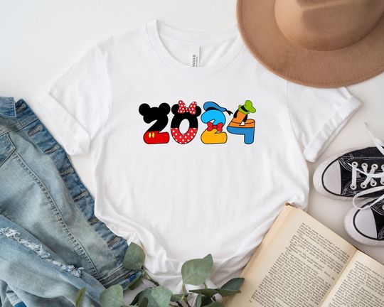 Discover 2024 Disney Shirt, Disney Mickey Friends 2024 Shirt, Mickey Friends Head 2024 Shirt
