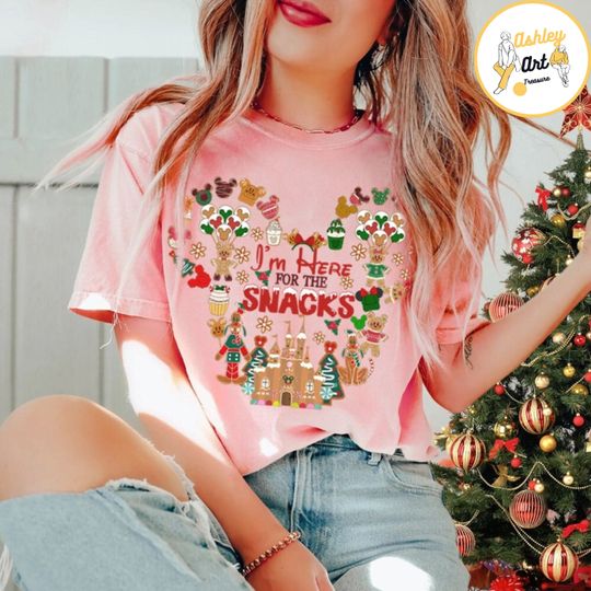 Discover Mickey and Friends Gingerbread Disney Christmas I'm Here for the Snacks