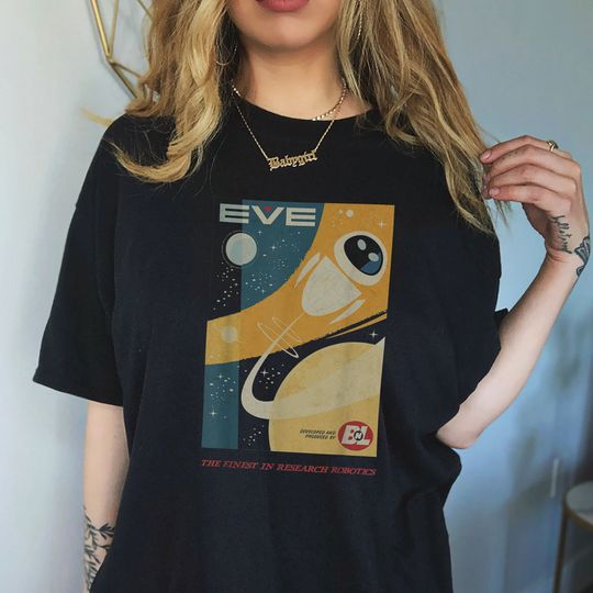 Disney Pixar Wall-E Eve Finest In Research Robotics Poster Vintage Shirt