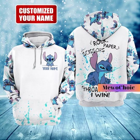 Disney Stitch 3D HOODIE Christmas Gift