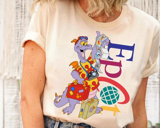 Disney Figment Epcot Shirt, Figment Epcot Center T-Shirt, Disney Castle Figment Matching,Disney Epcot Figment