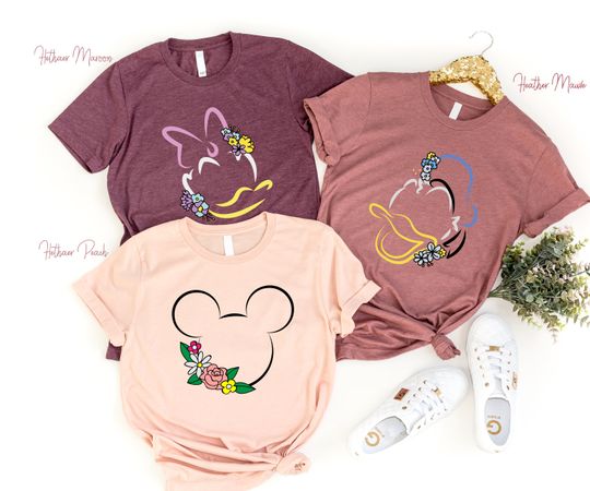 Donald and Daisy Duck Shirts, Disney Vacation Shirt, Disney Shirts, Disney Trip Shirt, Disney Family Shirts