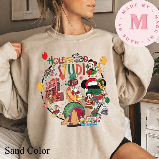 Disney Hollywood Studios Mickey and Friends Christmas Shirt