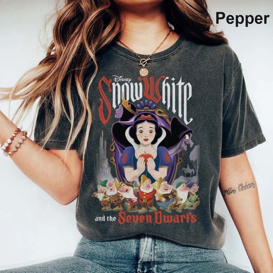 Retro Disney Snow White And The Seven Dwarfs Shirt, Disney Snow White Shirt