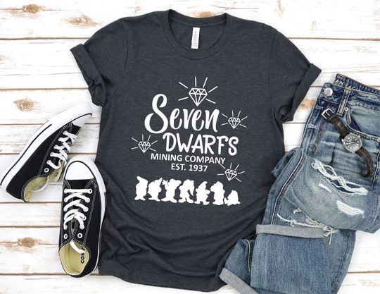 Disney Inspired - Seven Dwarfs Mining Company T-Shirt - Tee - Snow White