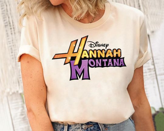 Disney Channel Hannah Montana Logo Classic T-Shirt, Hannah Montana Tee