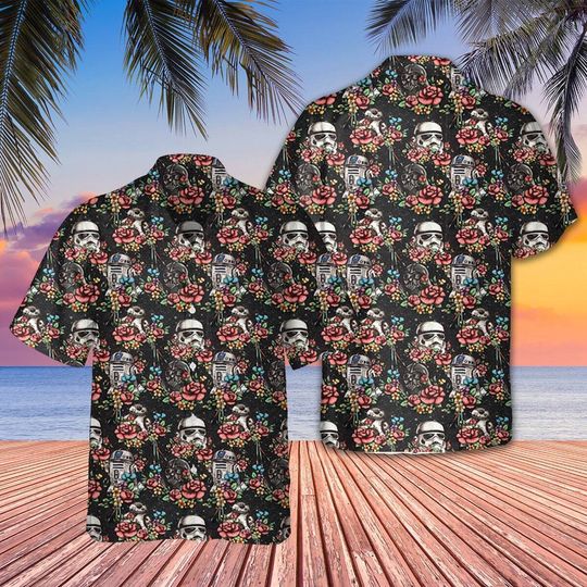 Star Wars Stormtrooper Disney Hawaiian Shirt, Disney Aloha Shirt
