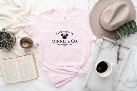 Discover Please Return To Minnie & Co Main Street US 1928 Shirt, Disneyland Vacation Shirt