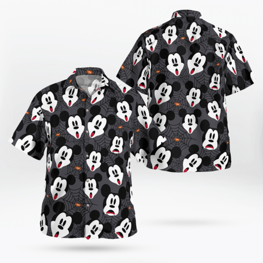 Mickey Mouse Halloween Disney Hawaiian Shirt, Disney Aloha Shirt