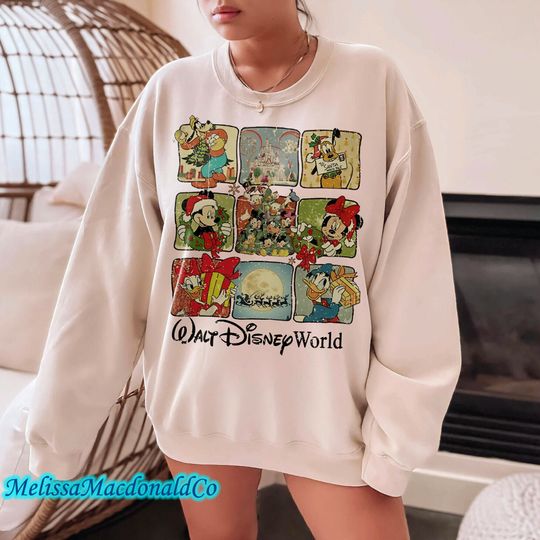 Vintage Walt Disney's Disneyland Est 1955 Very Merry Christmas