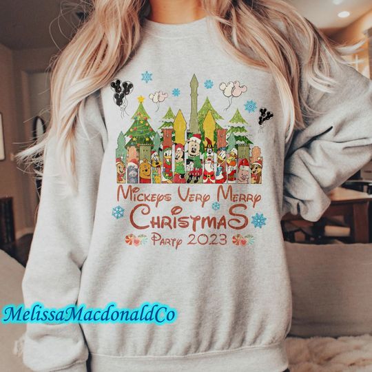 Vintage Disney Christmas Castle Mickey's Very Merry Christmas Party 2023