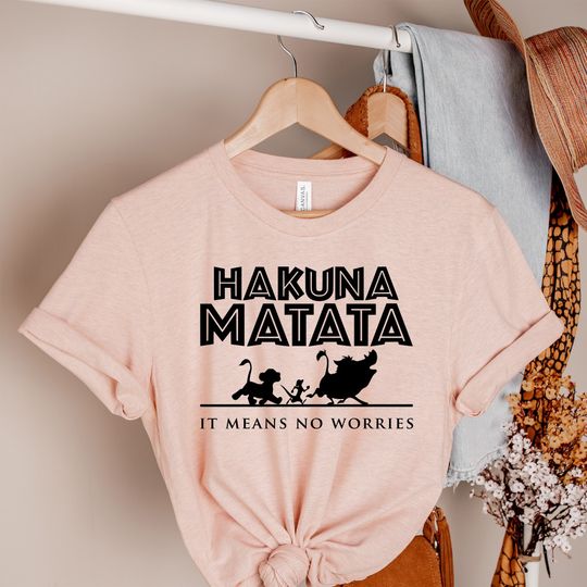Hakuna Matata Shirt, Lion King Shirt, Animal Kingdom Disney Family Vacation Shirt