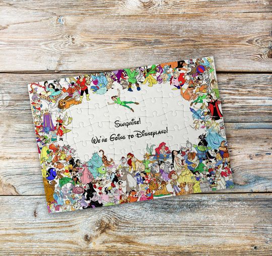 Discover Disney Characters Jigsaw Puzzle