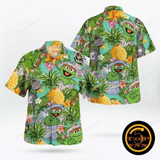 The Muppets Hawaiian Shirt, Disney Aloha Shirt