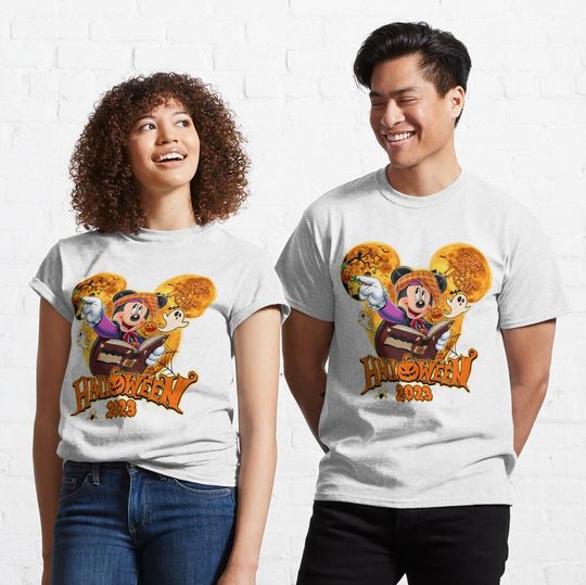 Discover Disney Halloween Shirt, Halloween Matching Shirts, Halloween Shirt, Halloween Mickey Minnie Shirt, Halloween Couple Shirt