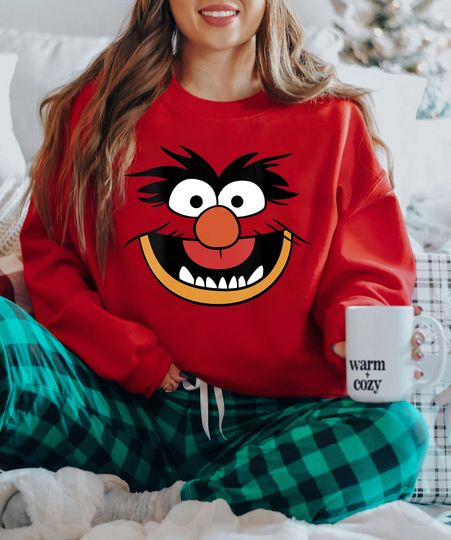 The Muppets Animal Big Face Disney Sweatshirt